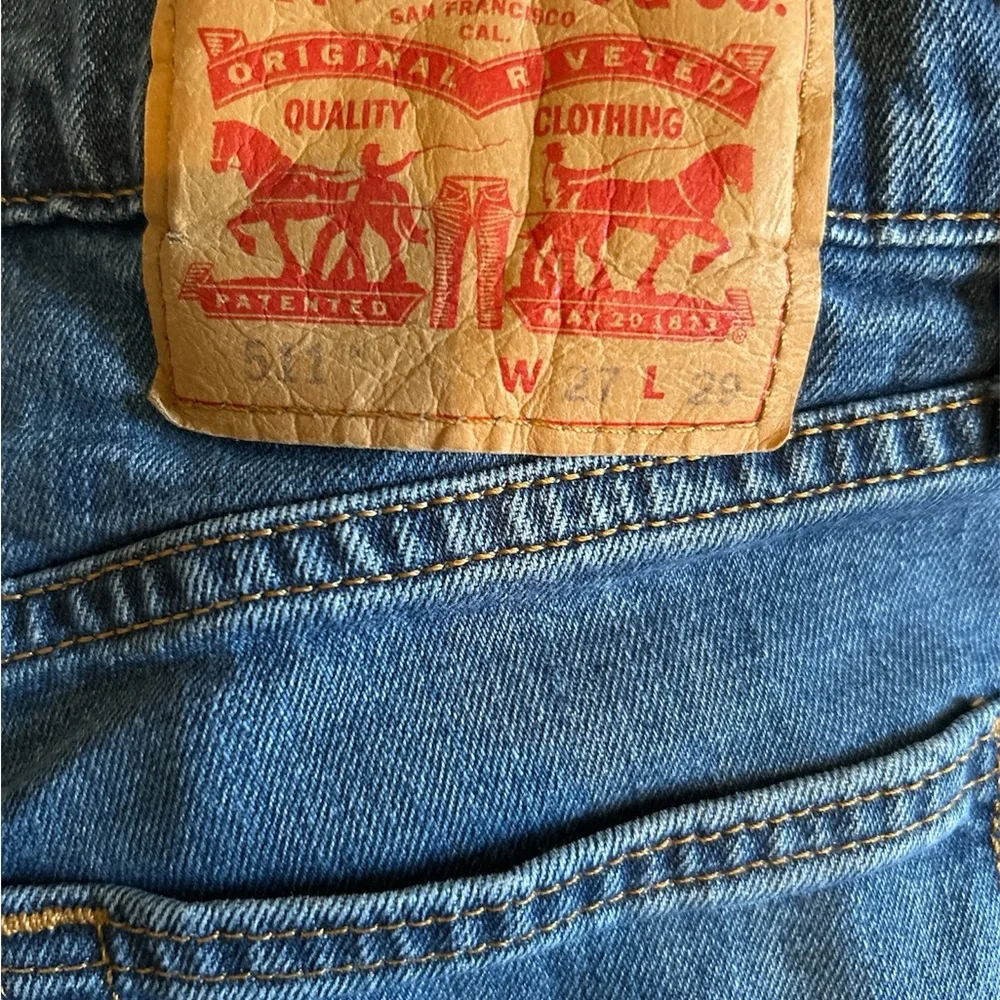 Levi's 511 Slim Fit Men's Jeans - Dark Blue - Picture 4 of 4